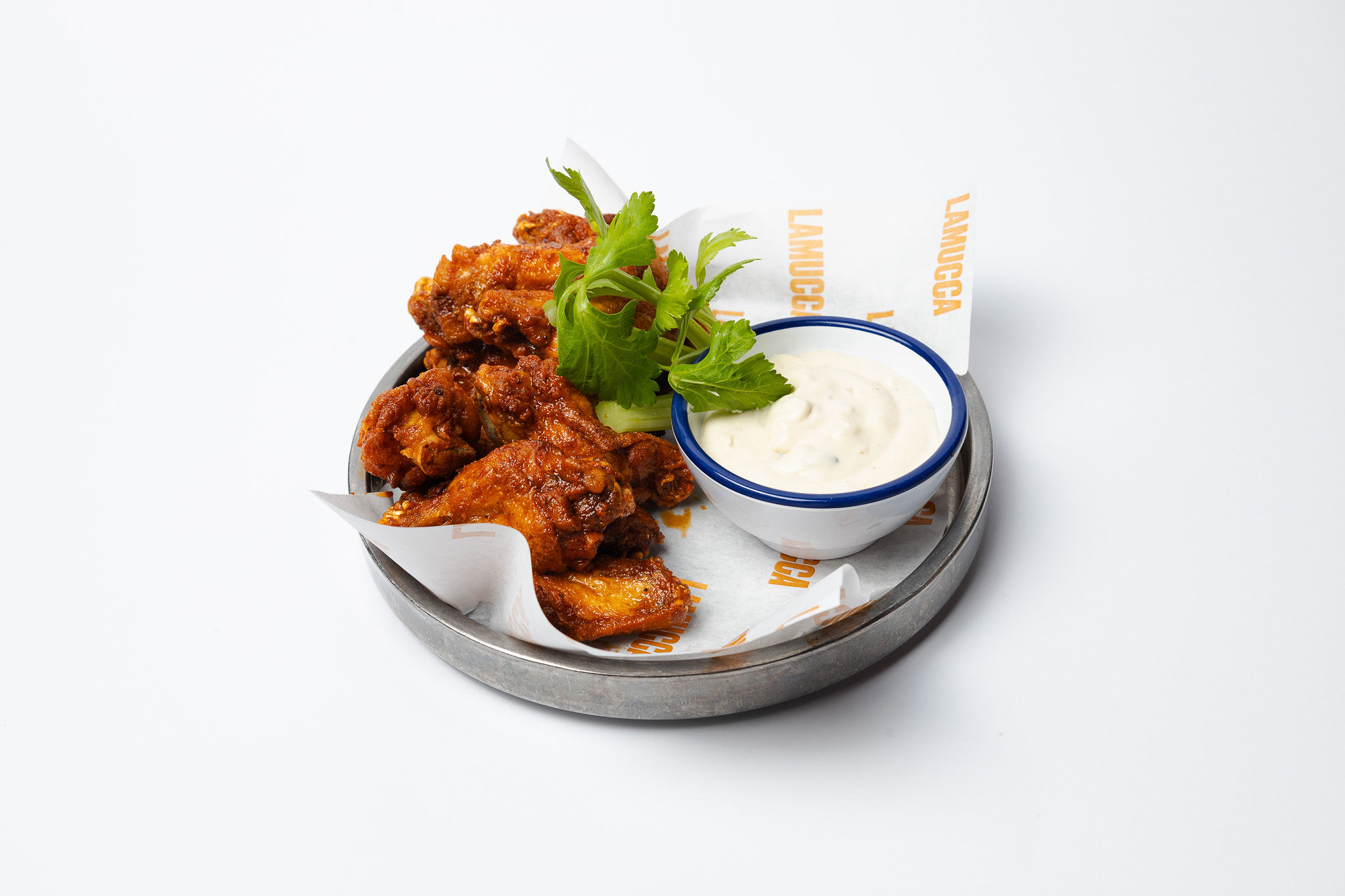 Alitas de pollo de corral