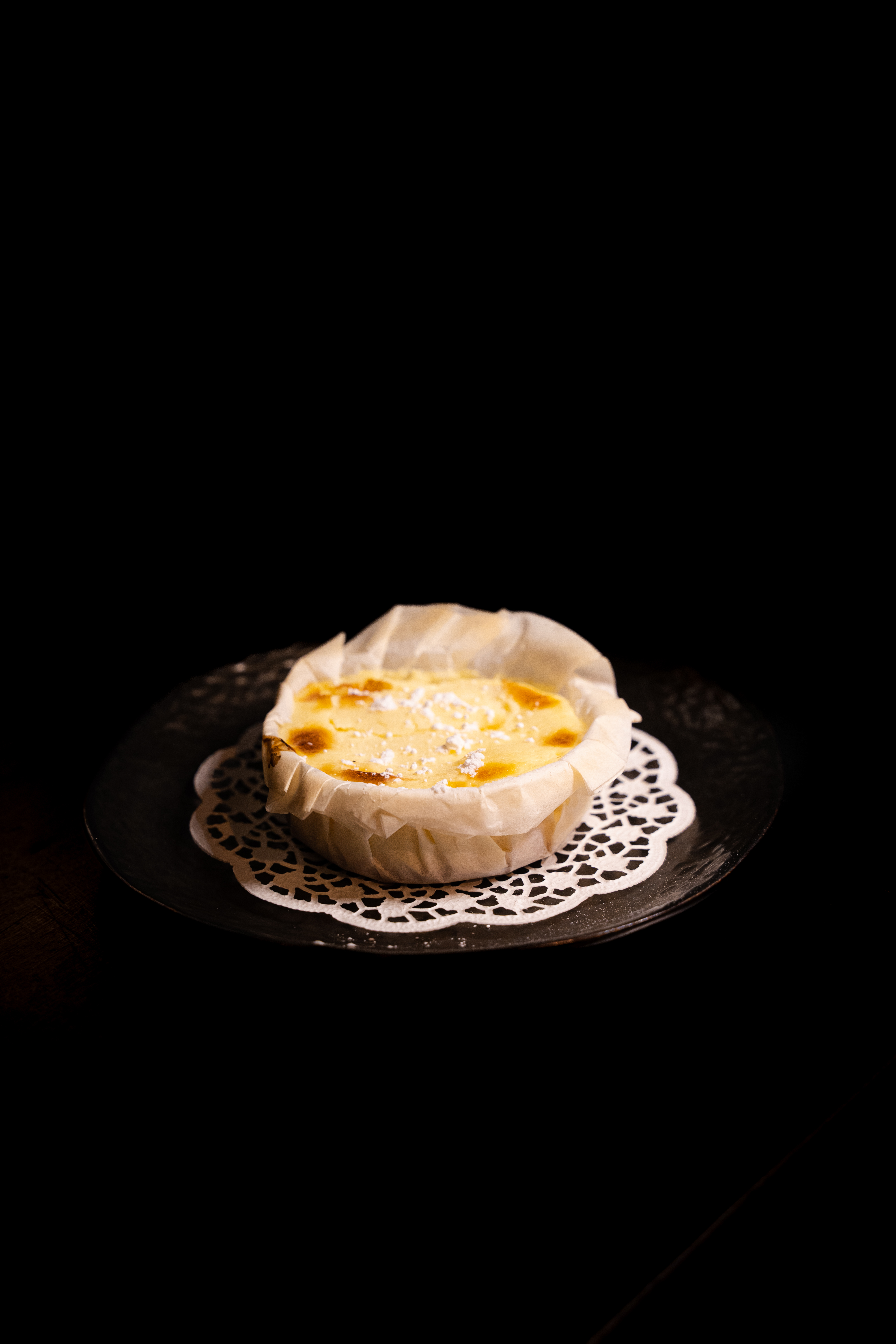 Tarta cremosa de queso artesanal