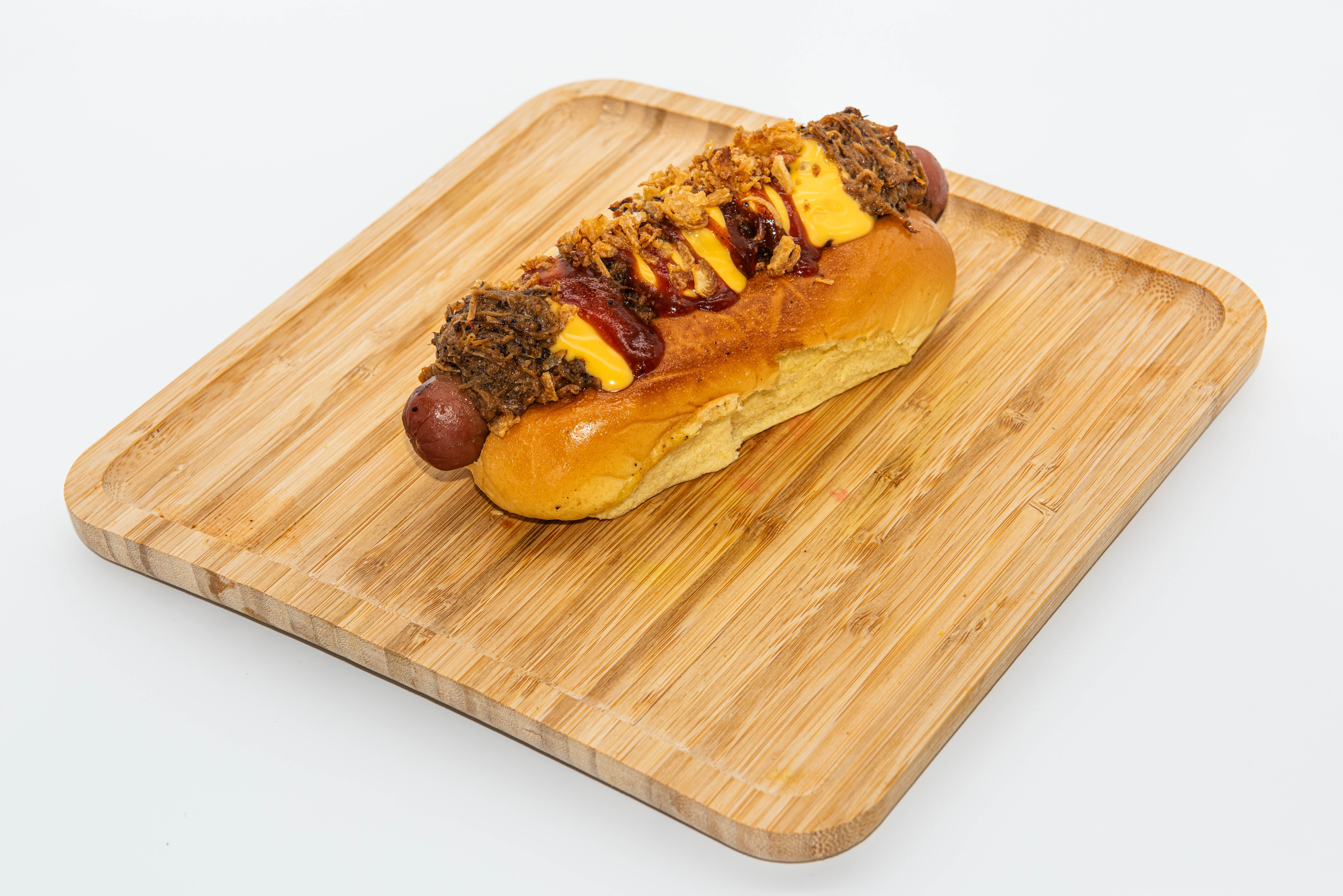 HOTDOG PULLED PORK